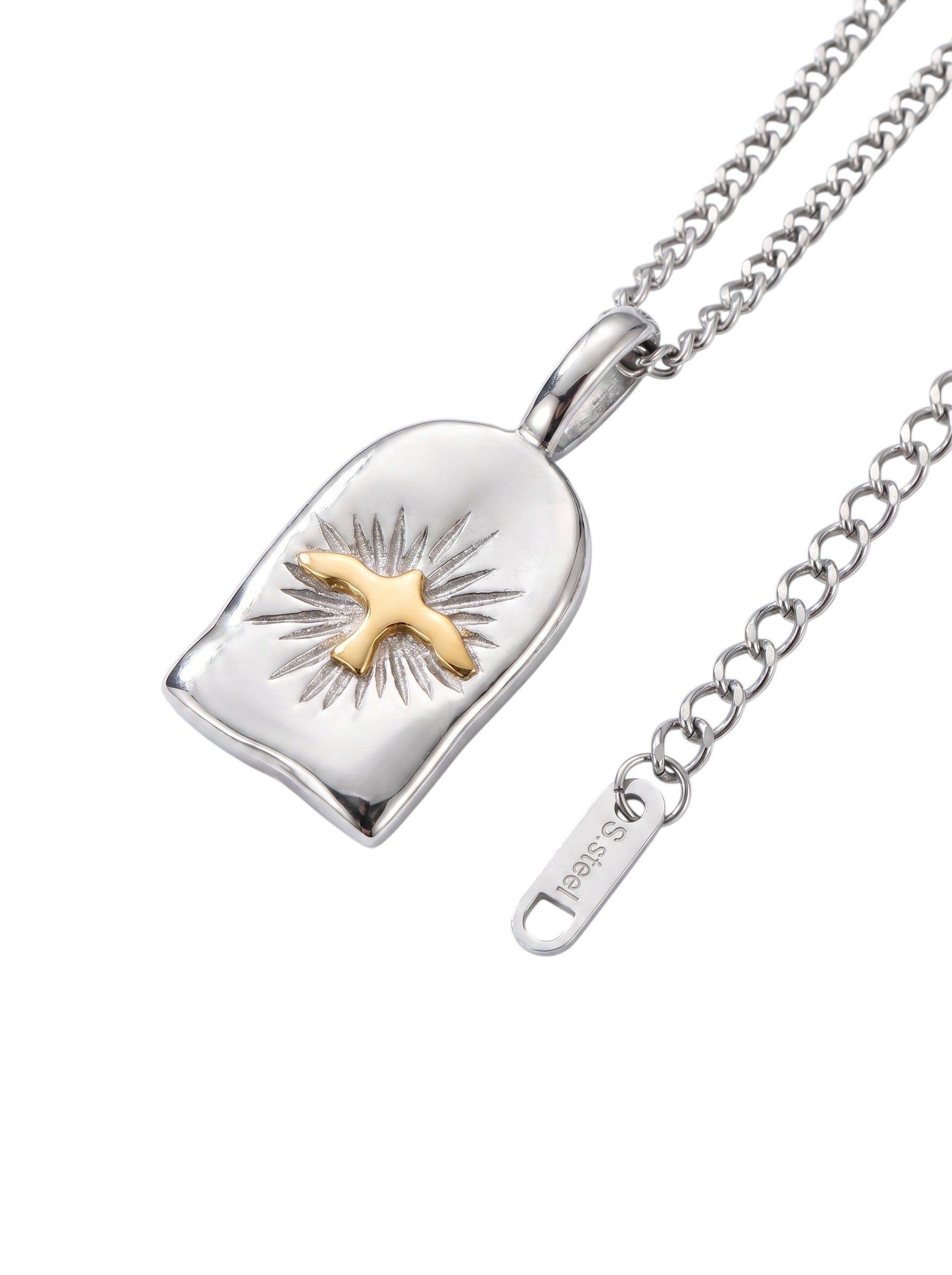 DOVE HALSKETTE SILBER