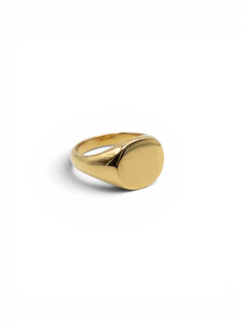 OVALER SIEGELRING GOLD