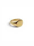 OVALER SIEGELRING GOLD