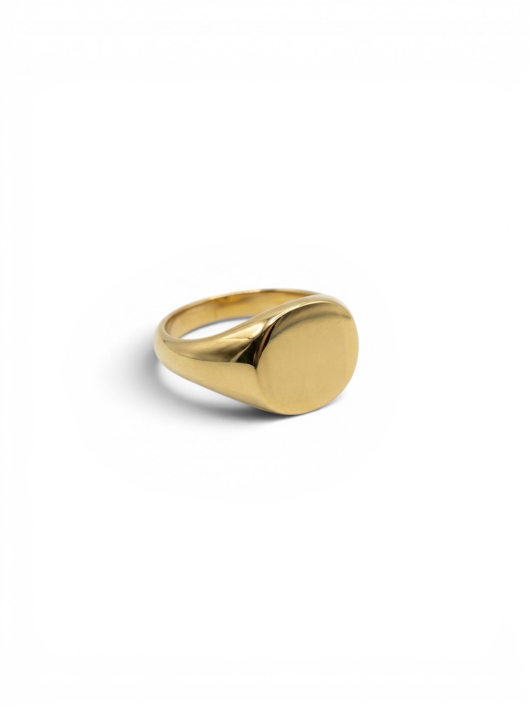 OVALER SIEGELRING GOLD