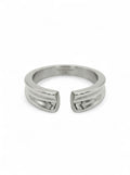 OFFENER RING SILBER