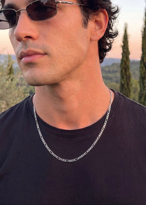 CUBAN HALSKETTE 3MM SILBER