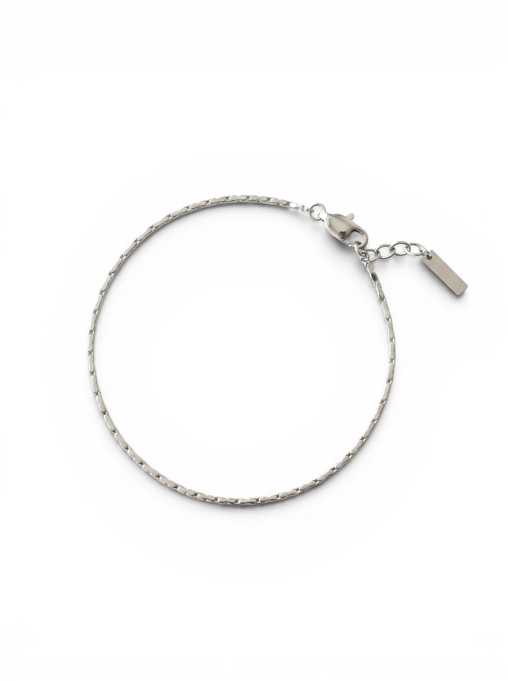 CABLE ARMBAND SILBER