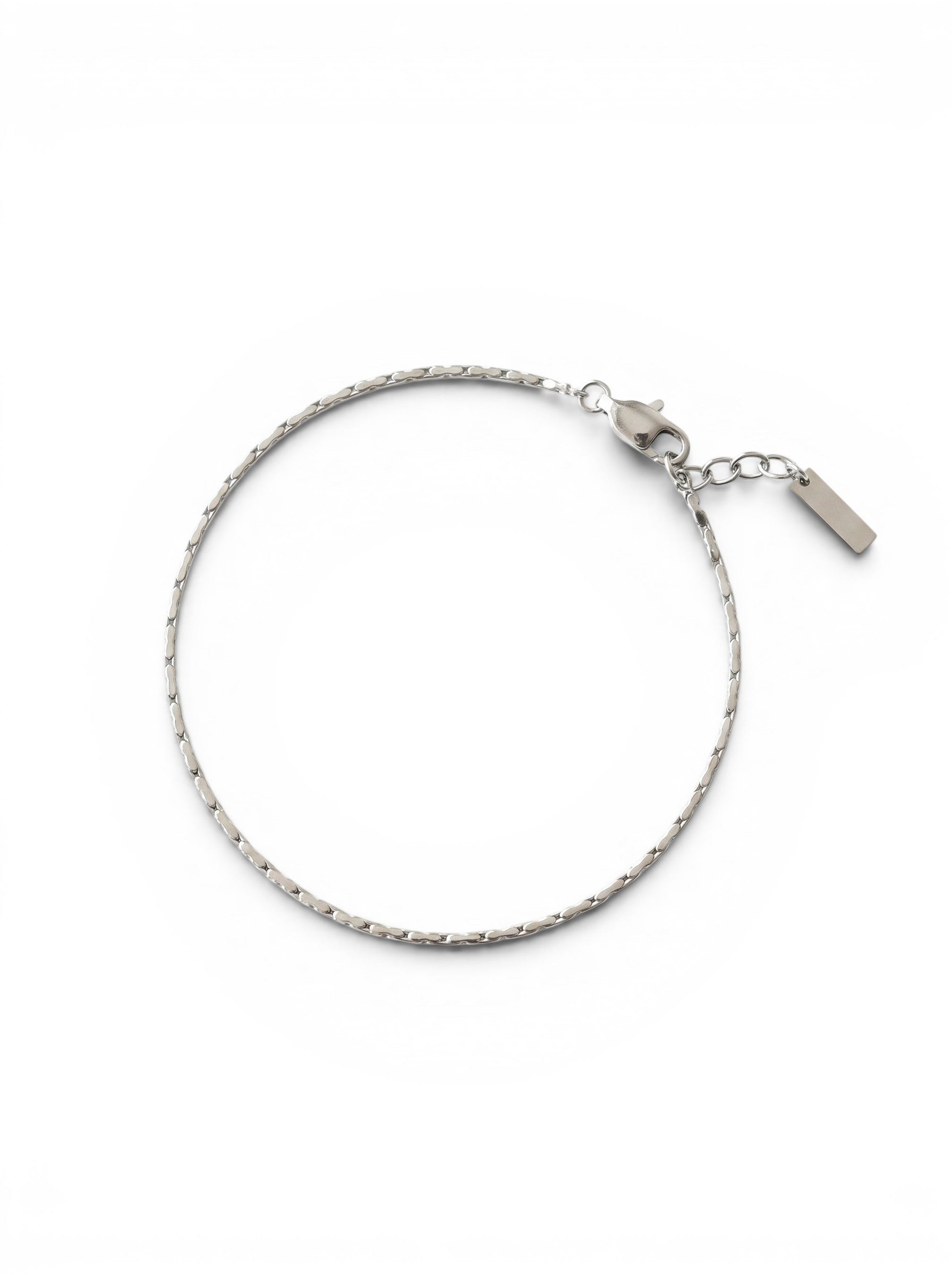CABLE ARMBAND SILBER
