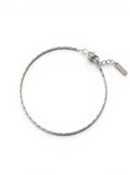 CABLE BRACELET SILVER