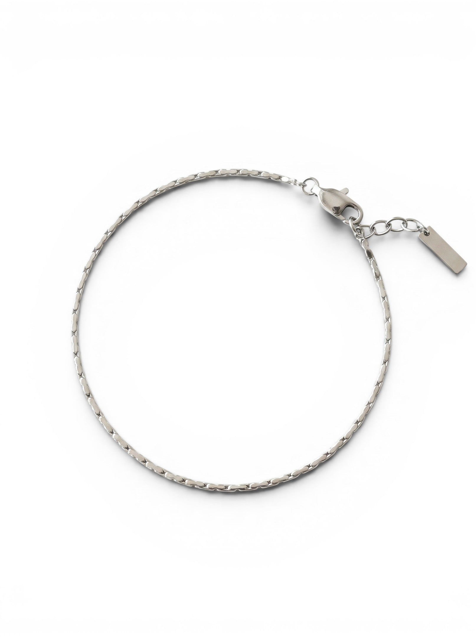 CABLE ARMBAND SILBER
