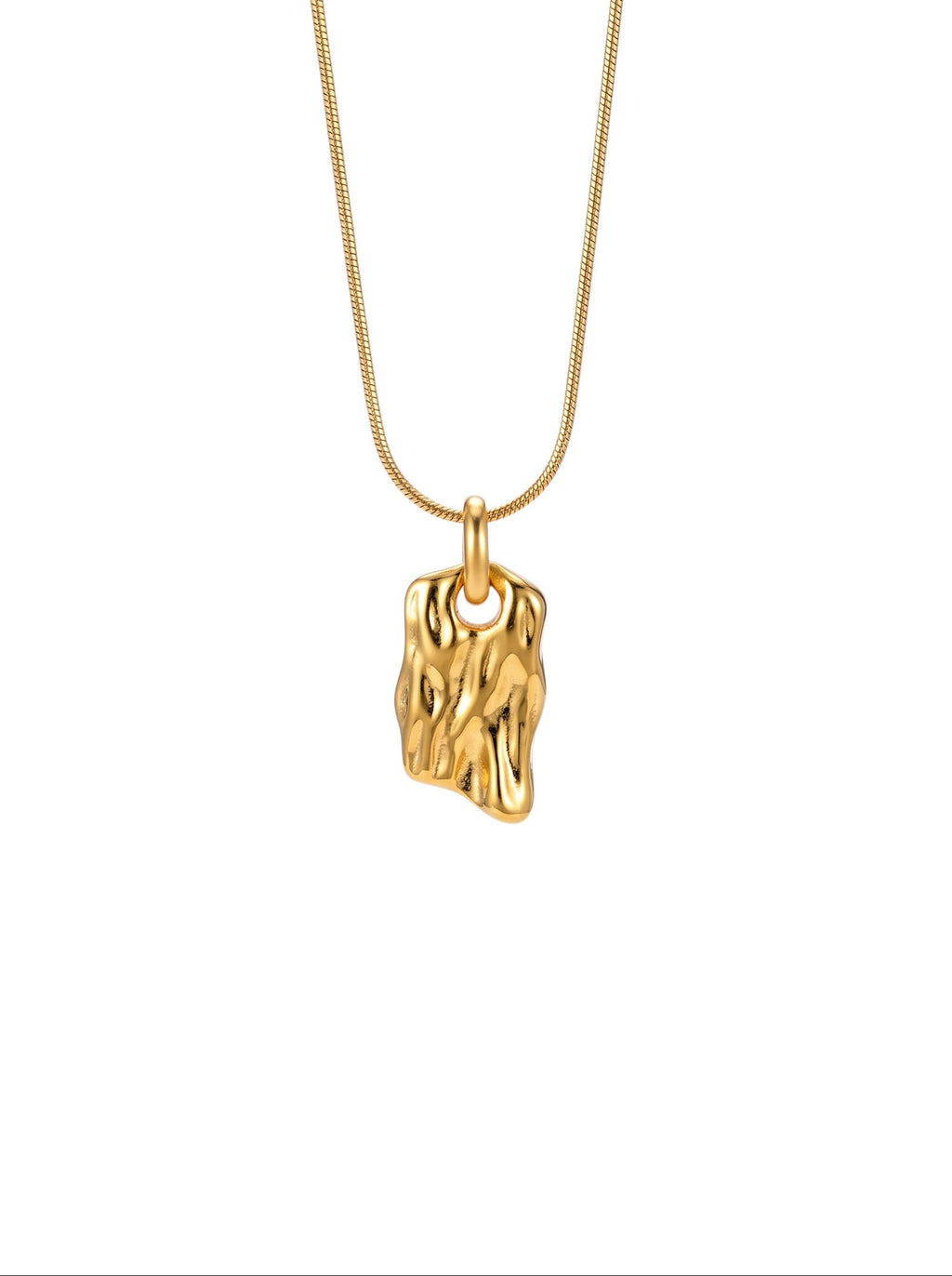 NUGGET HALSKETTE GOLD
