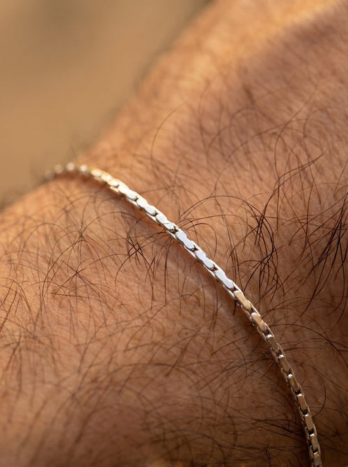 CABLE BRACELET SILVER