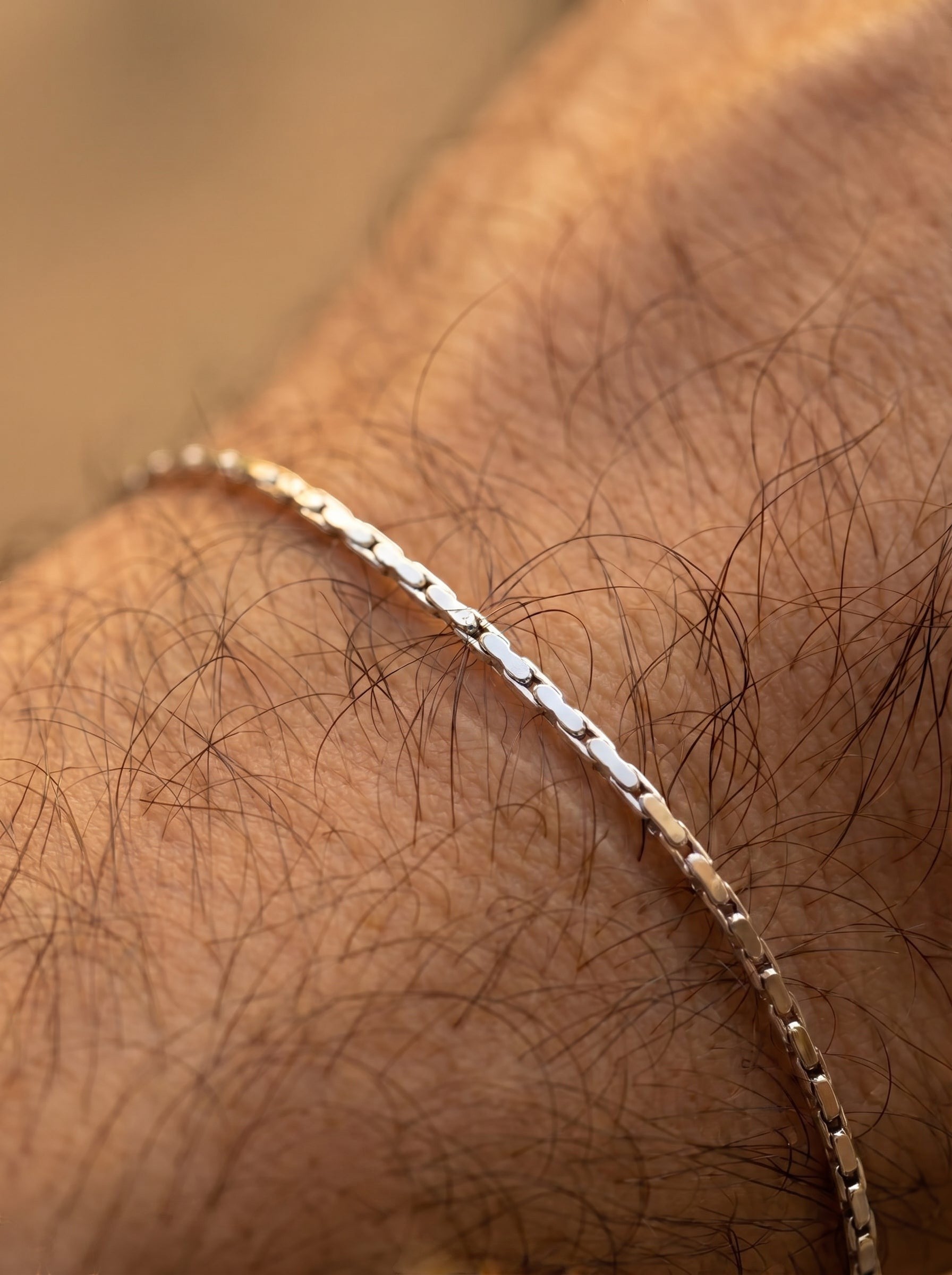 CABLE ARMBAND SILBER