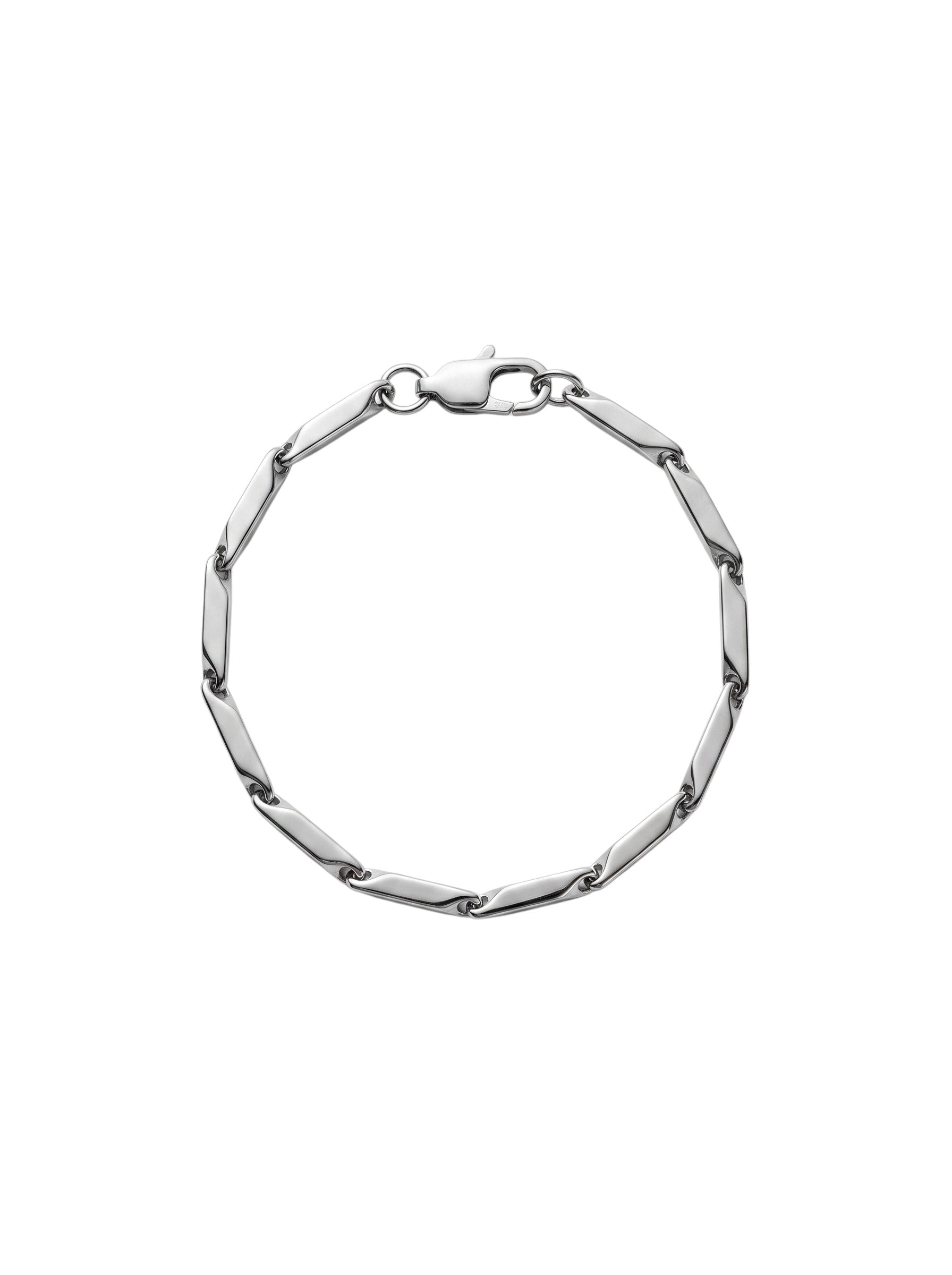 THIN LINK ARMBAND SILBER 4MM