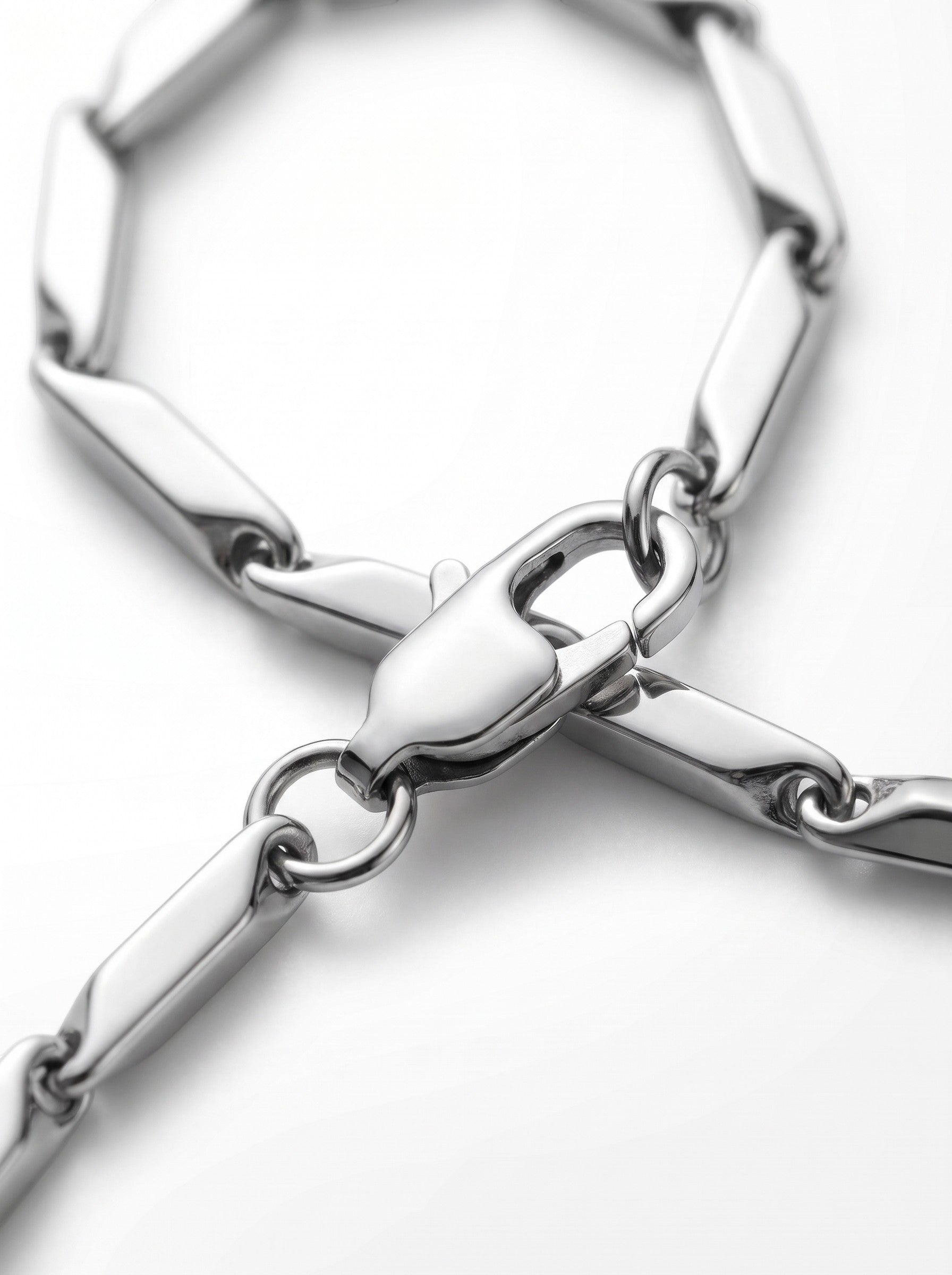 THIN LINK ARMBAND SILBER 4MM