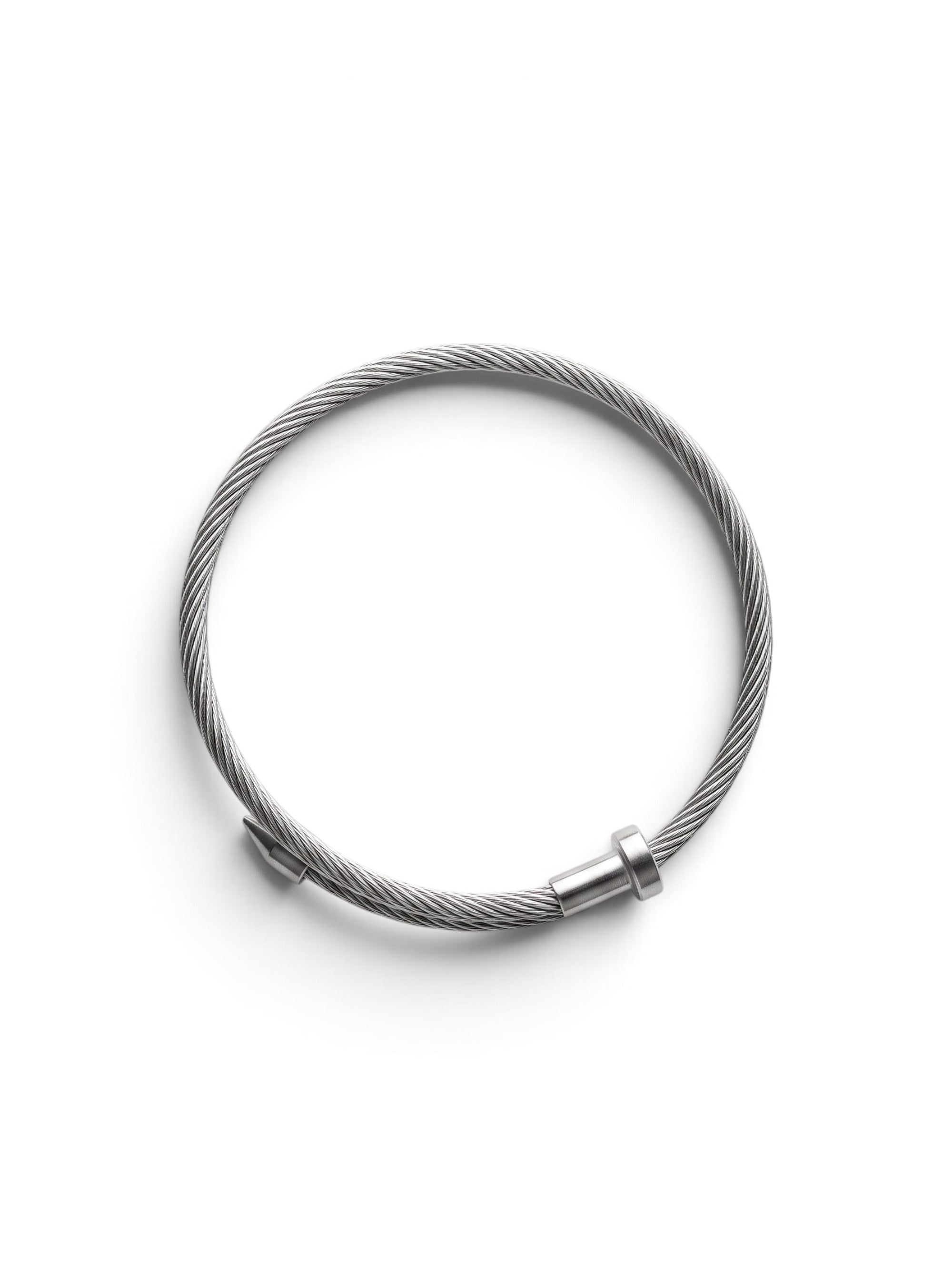 NAIL ARMREIF SILBER