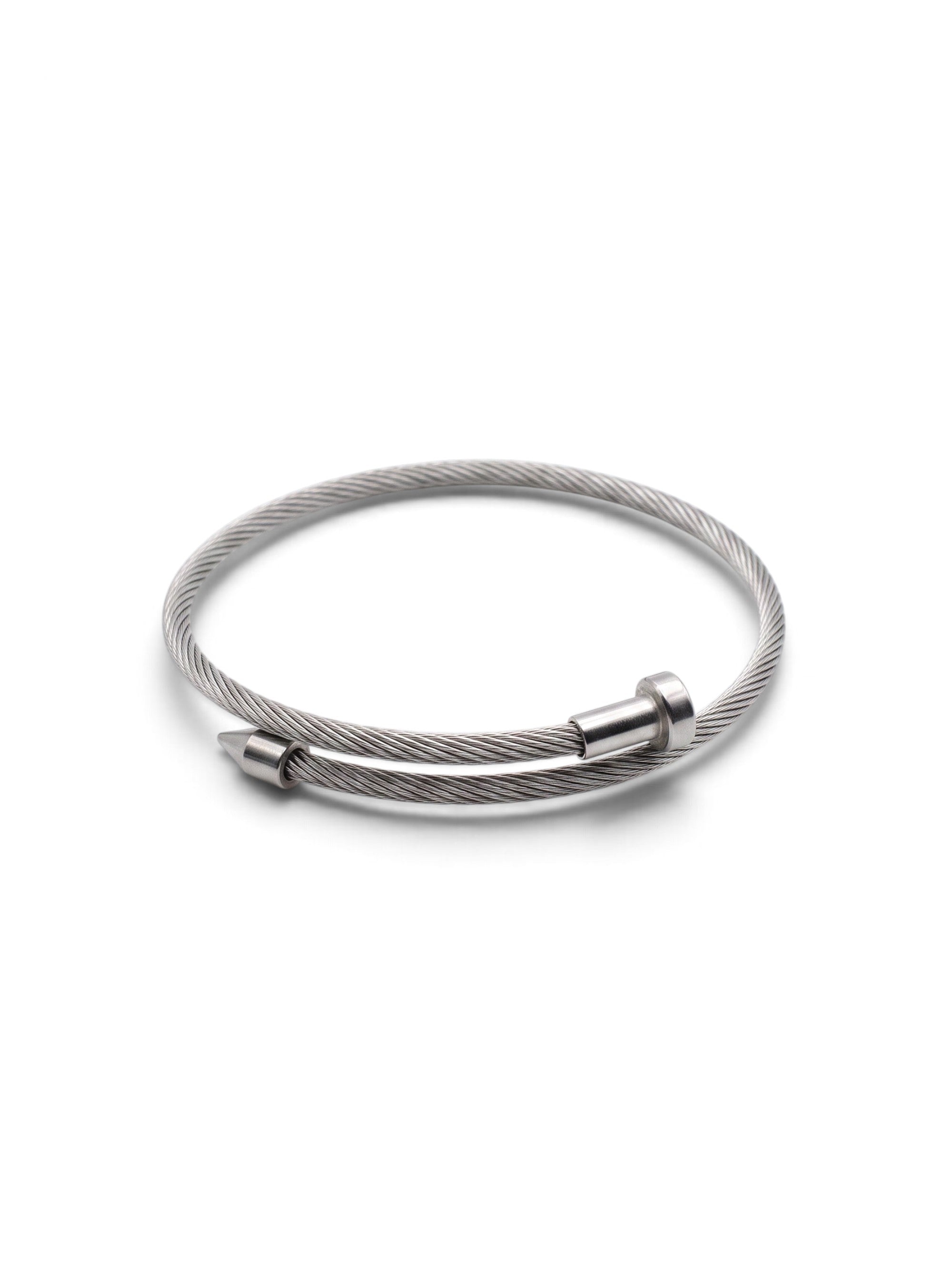 NAIL ARMREIF SILBER